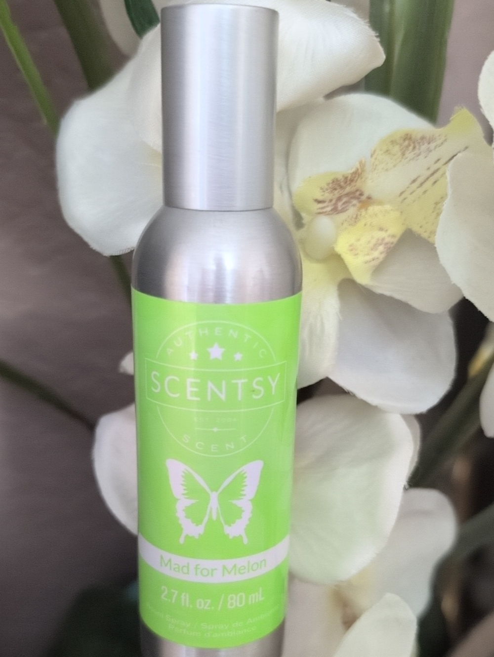 Mad for Melon Room Spray - Bright Green & Silver